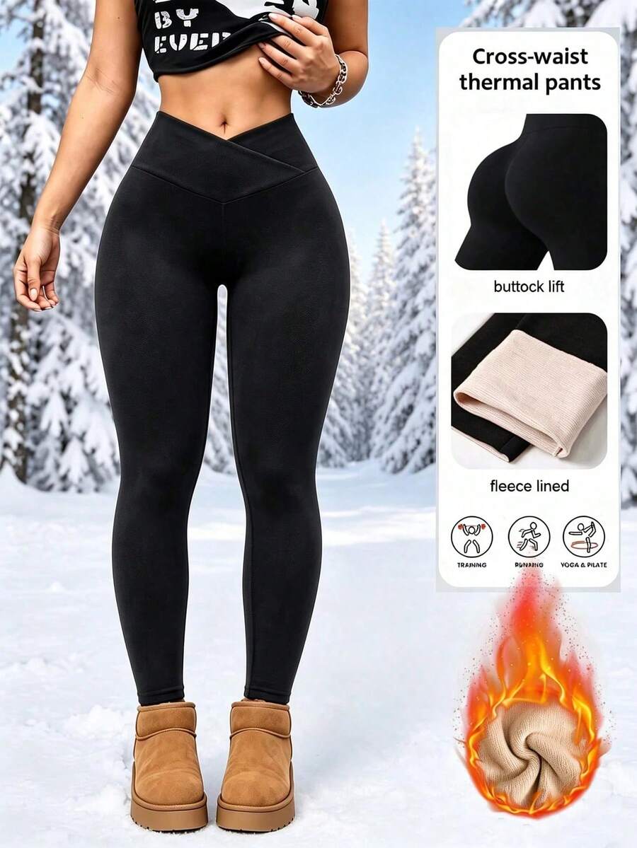 Women Leggings - Black - View 1