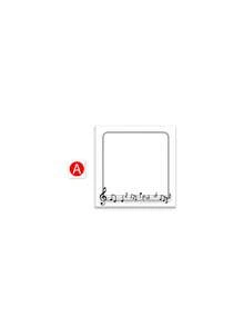 Creative Musical Note Border Sticky Notes, Multiple English Inspirational Quotes Memo Pads, Desktop Message Memo Decorative Self-Adhesive Note Paper, For Planner Marking, Office Notes, Wall Decoration - one-size - View 14