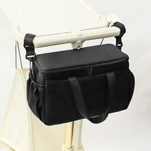 Waterproof Baby Stroller Storage Bag Diaper Bag For Mom, Can Be Worn Or Hung - Black - View 10