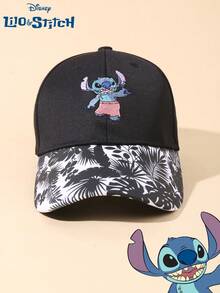 Disney 1件迪士尼官方授權熊刺繡棒球帽，可調節防曬休閒帽，旅行海灘Y2K風格卡通帽 - 彩色 - 查看 10