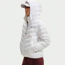 Áo phao Nike dài tay ấm áp thoải mái cho nữ màu trắng - trắng - Xem 2
