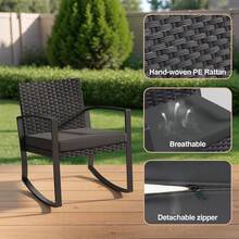 Outdoor Table & Chair Sets - Black - View 9