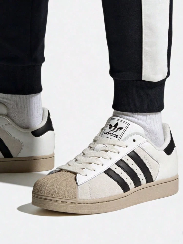 Adidas Originals Superstar 2 Classic Shell-Toe Basic Daily Versatile Casual Low-Top Sneakers Unisex Bright White - Bright White - View 1