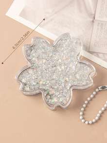 1 buah Aksesori Guka Brick Pasir Hisap Akrilik Berwarna-warni Sakura Mengkilap, Hadiah - MultiWarna - View 15
