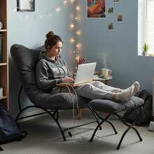 Chaise Lounges - Dark Grey - View 3