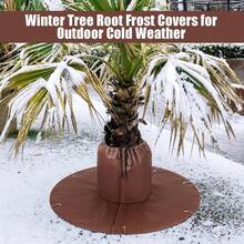 Palm Tree Root Protector, Palm Tree Root Winter Protection, Tree Root Frost Protection With Ground Nails, Winter Tree Root Frost Cover, Suitable For Outdoor Cold Weather Plants - A - View 2