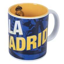 Real Madrid CF Hala Madrid Mug - Blue/Yellow - View 1