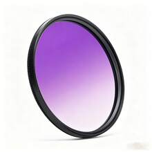 [Suitable For DSLR And Mirrorless Cameras]Gradient GND Lens Filter, Coated Optical Resin, Gradient Purple/Pink/Gray/Green/Blue/Yellow Filter, Smooth Gradient Effect, Suitable For Landscape Sunset Sky Photography, Travel Portrait Vlog Camera Lens Accessory - View 9