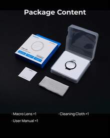 TELESIN Filter Set (Includes CPL, VND 8-32, 1/4 Soft Filter And 10x Macro Lens), Waterproof Aluminum Alloy Frame Design, Specifically Designed For OSMO NANO Camera. - View 11