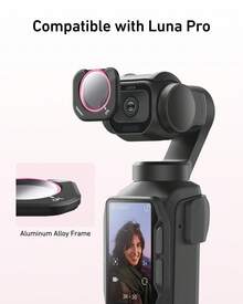 TELESIN Luna Pro Magnetic Filter Kit CPL VND 2-32 Black Diffusion 1/4 ND4 16 64 Filters 28-Layer Coated HD Optical Glass Zero Gimbal Interference Cool-Tone Portrait Lens Filter - View 2