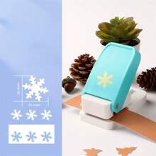 1pc Christmas Creative Handmade Paper Puncher, DIY Greeting Card Making With Christmas Elements, Christmas Tree, Snowflake And Other Cute Shapes, Multiple Styles Available - Christmas Embosser - View 10