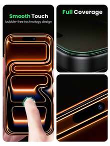Mr. War Gorilla 4pcs [Personalized Silk Print Black Edge High Definition Film] Compatible With Latest 2026, Compatible With IPhone Duo/18promax/18pro/18/17e/17 Pro Max/17 Pro/17Air/17/16 Pro Max/16 Pro/16 Plus/16/15 Pro Max/15//14/13/12 And Other Models. High Hardness Tempered Glass, Avoid Daily Sharp Object Scratches, Precise Fit Without Gaps, Advanced Adhesive For Stable Adsorption, Phone Accessories. - Black - View 10