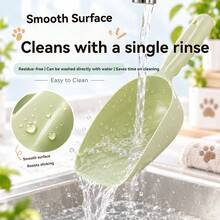 1pc Pet Cat And Dog Feeding Scoop, No More Spilling On The Floor, Serve As Much As They Eat, Available In Three Colors, Easy To Clean, Just Rinse With Water - 300ml - View 8