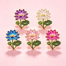 Enamel Lapel Pin Badge Brooches, Fashion Metal Decorative Pins For Backpack Bag Jacket Clothing, Perfect Gift For Men Women Best Friends - Multicolor - View 4