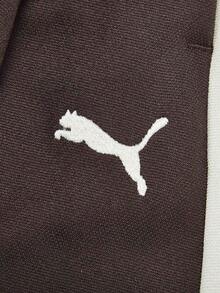 Puma Women's Embroidered Drawstring Waist Layered Waistband Sports Skirt - Chocolate Brown - View 4