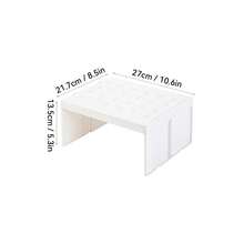 1pc Cabinet Water Cup Storage Rack, Cupboard Stackable Cup Holder, Large Capacity Kitchen Organization And Storage, Space-Saving Layered Organizer Shelf, Detachable Multi-Functional Storage Holder For Cup, Mug, Cutlery, And Kitchenware - Multicolor - View 14