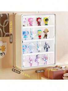1pc Mini Doll Display Stand, Wall-Mounted Storage Box, Collectible Display Cabinet, Doll Display Rack, Desktop Display Storage Box, Office Supplies Desktop Organizer, Doll And Doll Display Box, Cosmetic Storage Rack, Model Display Stand, Suitable For Miniature Models Or Blind Box Doll Collection, Space-Saving (Model Not Included), Soft, Room Decor, Home Decor, Bedroom Decor, Graduation, Halloween Decor, Party Supplies, Decorative Style, Autumn Decor, Pumpkin, Christmas Gift - Multicolor - View 11