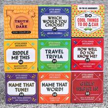 1 Set Best-Selling English-Spanish Bilingual After-Dinner Entertainment Card Game, Suitable For Evening Games - Multicolor - View 2