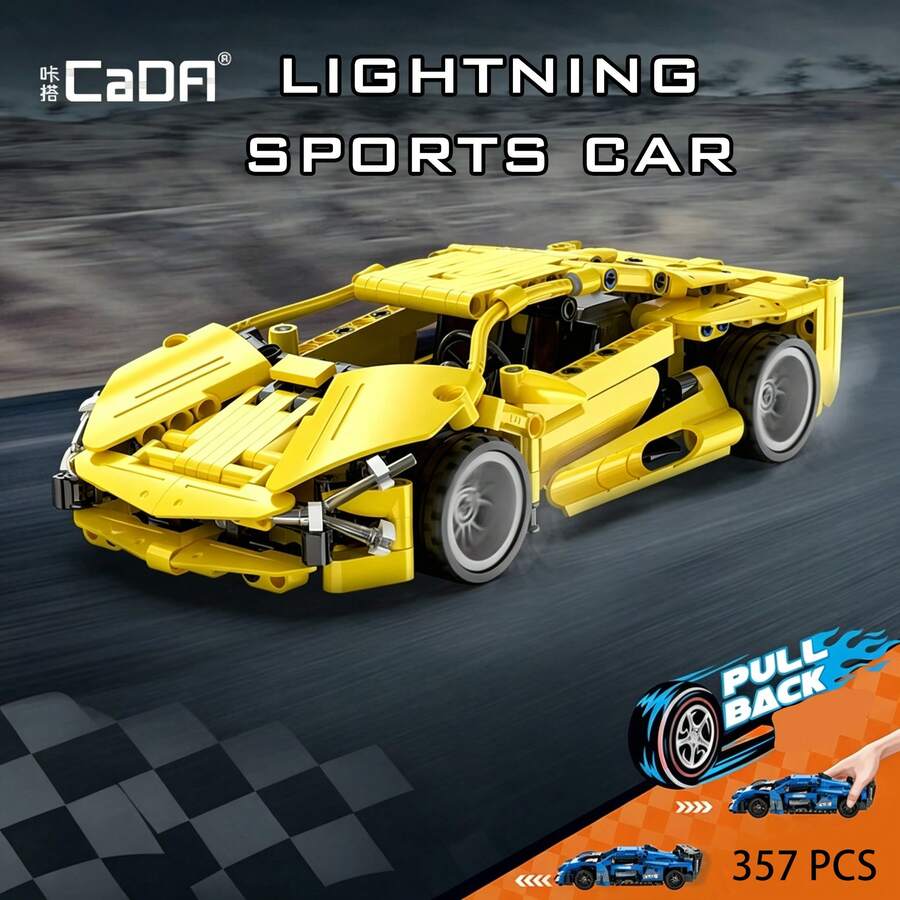 CADA-APOCALYPSE LIGHTNING Z-WIND Baru 300+ Pcs Balok Bangunan Koleksi Pajangan (Perlu Dirakit) - Interaktif - Penting untuk Berteman - Terlaris - Hadiah untuk Pacar - Ulang Tahun - MultiWarna - View 1