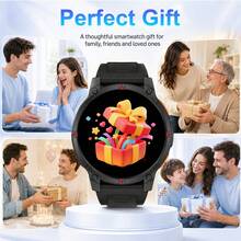 1.5 Inch Round Large Screen Smartwatch, Unisex, High Definition Quality, Silicone Strap, Message Notification, Call Answering, Convenient Music Control, Sports Mode, Best New Year Gift - View 10