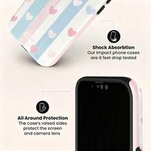 VESPOP Striped Element Fashion Phone Case - Compatible With Iphone 18/17/16/15/14/13/12/11 Pro Max/Pro Plus/12 Mini/13 Mini, Compatible With Galaxy S26 S25 S24 S23 S22 S21 Plus Ultra, Compatible With Pixel 8 9 10 PRO - Mixed Color 1 - View 4