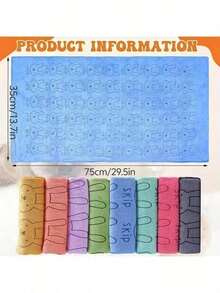 1/2pcs Colorful Bone Print Microfiber Pet Towel, Quick Dry & Highly Absorbent Pet Bath & Drying Towel, Suitable For Small To Medium Dogs & Cats, Pet Christmas Gift, Christmas Home Decor - Multicolor - View 2