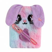 Cartoon Lop Ear Rabbit Plush Notebook Cute Small Notebook With Pen Children's Birthday Gift Creative Stationery - Multicolor - View 14