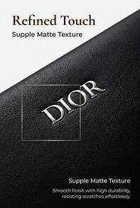 Dior Black Makeup Bag, Decorated With Iconic Brand Logo, Crafted From Premium PU Leather, Luxurious Texture. Pure Black Minimalist Appearance, Classic And Elegant, Unisex, Suitable For Daily Carry, Business Trips And Travel Storage. - Black - View 2