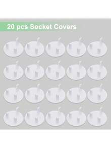 1pc Power Outlet Protector Cover, Specially Designed For Protection, Easy To Install, Reliable Plastic Material - Multiple Styles - View 2