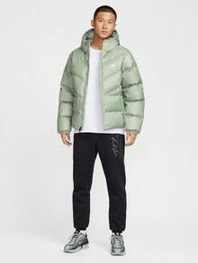 Nike Men's AS M NK WINDRUNNER STMNT DWN Down Jacket - Thick Down Jacket - Short HQ7791-370 - Green - View 7