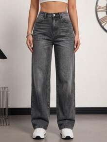 Women Jeans - Grey - View 4