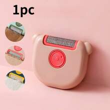 3-In-1 Static Hair Remover, Cartoon Portable Lint Brush, Sweater Shaver Rotating Roller Hair Removal Stick, Multi-Functional Home Clothing And Pet Hair Cleaner - Multi-color - View 12