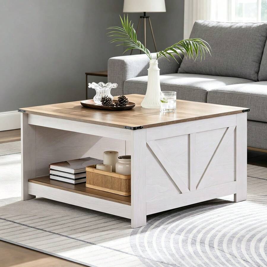 Outdoor Coffee Tables - White - View 1