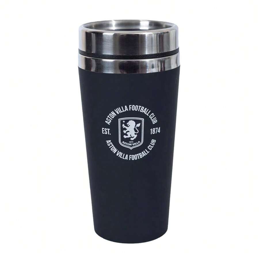 Aston Villa FC Executive 450ml Travel Mug - Black - View 1