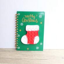 1pc A5 Christmas Coil Students Notebook,Pocket Size Side Flip Notepad,Loose-Leaf Journal,Cute Xmas Stationery,School Memo Book,Christmas Gift For Kids - Multicolor - View 11