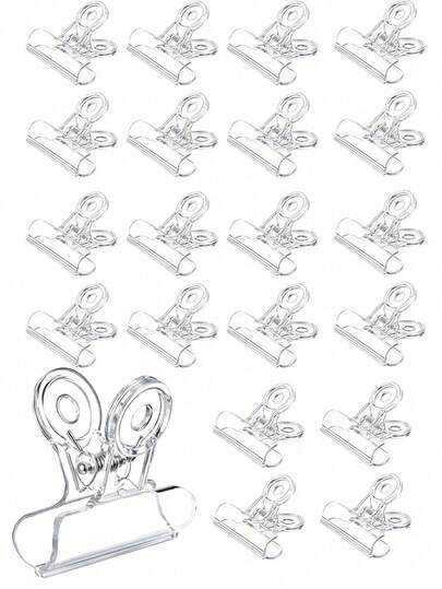10/5/1pc Plastic Spring Clips Heavy Duty Transparent Backdrop Clips For Balloon Arch Kit Birthday Decoration Crafts Photography Studio Woodworking Handmade Supplies (Transparent)