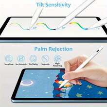 Palm Rejection Tilt Sensitivity Stylus Pen Compatible With Apple Pencil 2 1, For 2018-2023 6/7/8/9/10, Pro 11/12.9, Mini 5/6, Air 3/4/5 - Multicolor - View 6