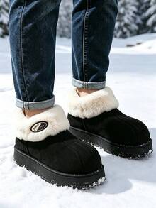 Men Snow Boots - Black - View 2