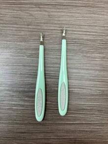 2pcs Professional Nail Cuticle Pusher, Dual-Sided Deep V-Shaped Nail File, For Nail Repair, Fragrance-Free Comfortable Gourd Handle Design, Random Color, Suitable For Home SPA, Manicure, Removing Dead Skin, Nail Care Companion Tool Sharing - Multicolor - View 8