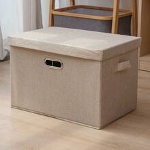 Foldable Storage Box With Lid For Home Clothes And Toys Organization - View 11