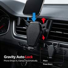 Car Phone Holder Air Vent Phone Mount Universal Car Phone Holder Phone Stand - Multicolor - View 7