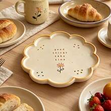 Flower Shaped Ceramic Mold, Ceramic Tools For Making Jewelry Trays, Jewelry Dishes, Wall Decor And Decorative Plates, Floral Outline Mold, Suitable For Polymer Clay, Modeling Clay And Air Dry Clay, Essential DIY Handmade Tools - Multicolor - View 3