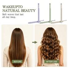 4-Piece Set Of Silicone Non Heat Convenient Hair Curler For Lazy People's Sleep Shaping Hair Clip, Divine Tool For Big Wave Non Heat Curling Iron Styling Hair Braiding - Mint Green - View 8