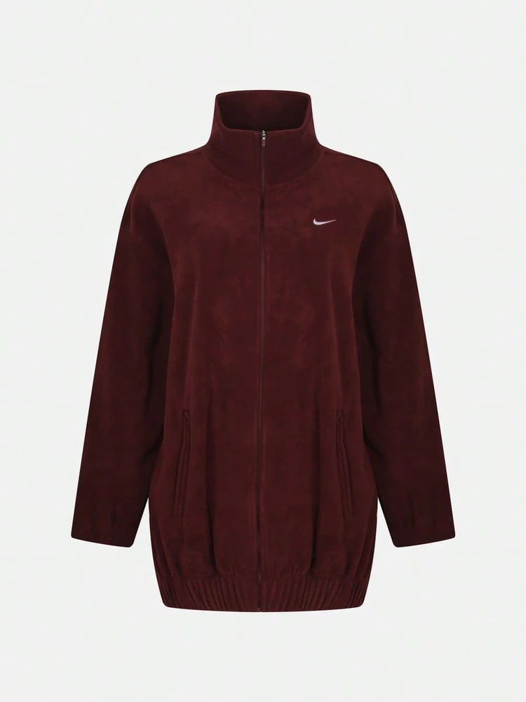 Nike Women's Streetwear Long Sleeve Zip-Up Sports Jacket - Black - View 1