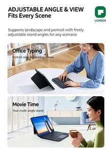 UGREEN IPad Magic Keyboard I511-35121 Compatible With Apple Tablet 25 Models Air 7/6/5/4 Pro 11/10.9-Inch Keyboard Protective Case Integrated Detachable Keyboard Cover - View 7