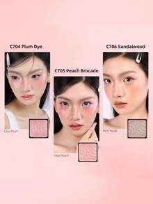 chéeryep Liberty Single Powder Blush C704, Refillable Magnetic System, Soft Matte & Shimmer Finishes, Smooth Blendable, Long-Lasting Not Fade, Lightweight, For Daily Use, GIFT - C704 - View 8
