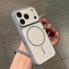 Luxury Vivid Colors Magnetic Case Compatible With Iphone 18 Pro Max 18 Pro, With Magnetic Wireless Charging And Screen Protector Phone Case Compatible With Iphone 16 Pro Max 17 Pro Max 16 Plus 17 12 11 15 14 13 - Titanium Gray - View 2