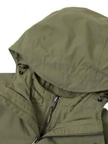 Timberland Jaket Softshell Fleece Hangat 3-in-1 untuk Pria, Cocok untuk Aktivitas Luar Ruangan, Mendaki, dan Panjat Tebing / Lapisan Dalam Fleece - Hijau Tentara - View 8