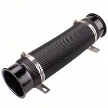 1 ống thông hơi ô tô kéo dài, ống dẫn khí nạp điều chỉnh được, ống nạp turbo, ống dẫn khí, nhiều màu Đen/Đỏ/Xanh dương/Bạc - A - Xem 13