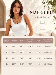 Personalized Custom Embroidered Text Lace Trim Ribbed Tank Top, Bridal Bachelorette Party Crop Cami, Custom Name Bridesmaid Top For Wedding Party Gift - Multicolor - View 9